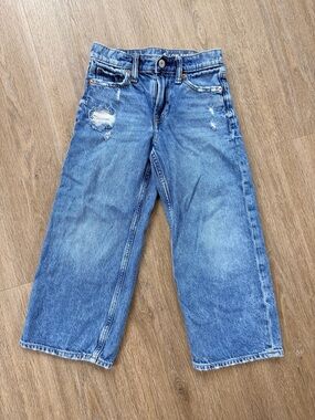 GAP Blue Distressed Girls Jeans